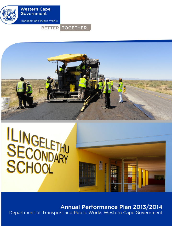 2013/2014 GMT Annual Performance Plan